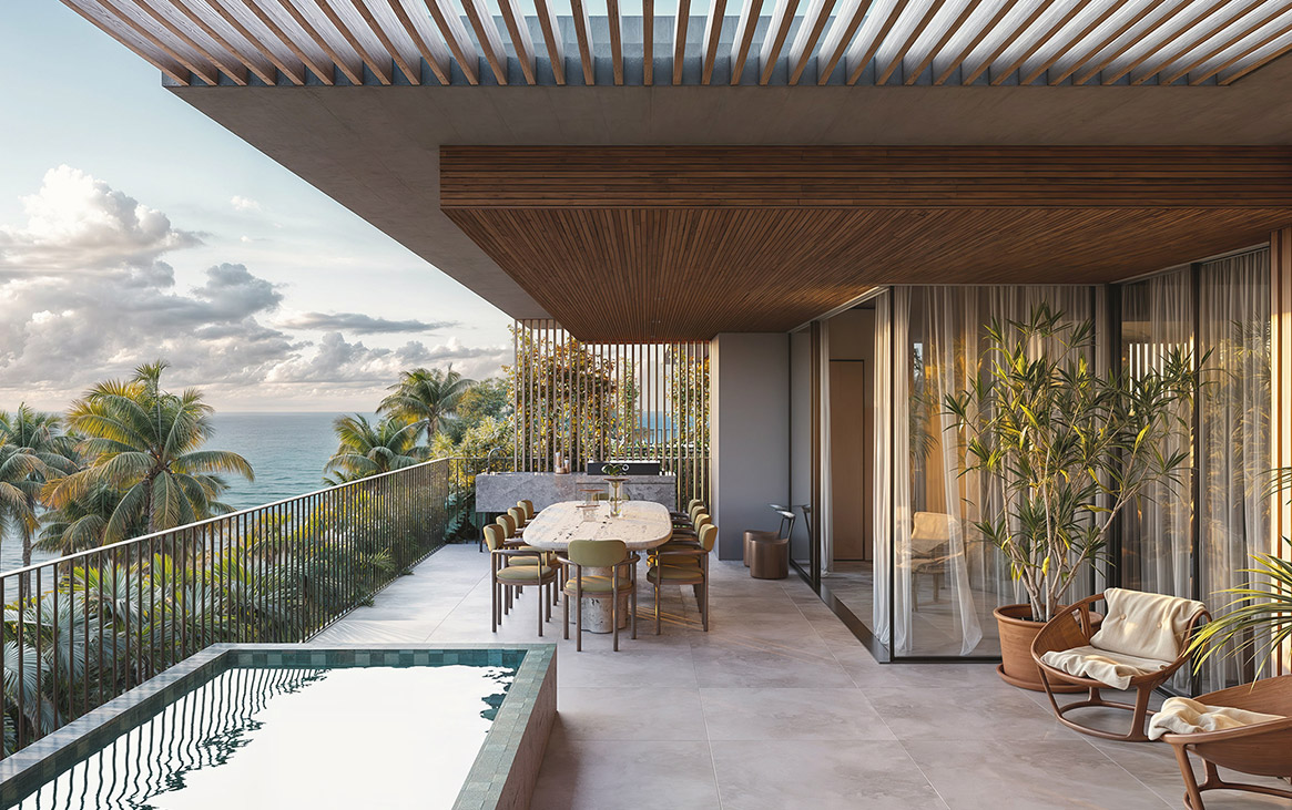 3D Perspective Houses