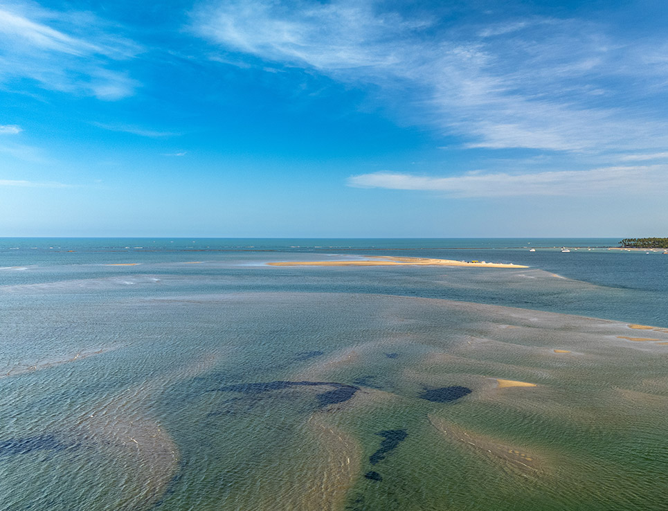 Aerial View of the Beach