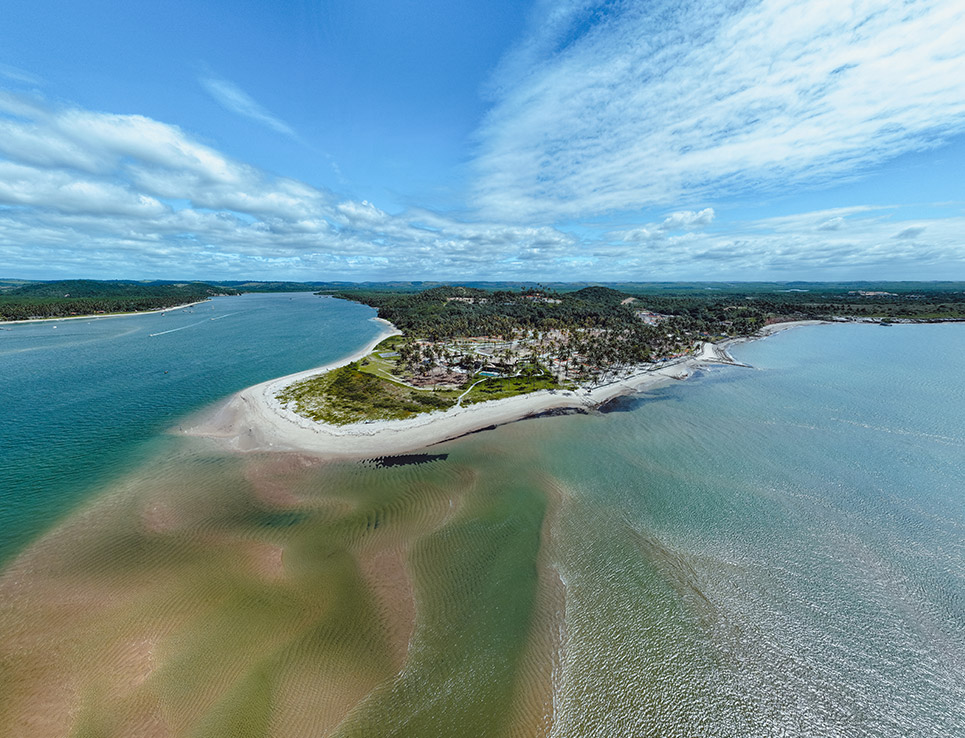 Aerial View of the Beach