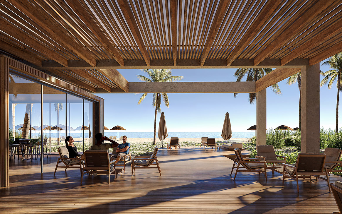3D Perspective Praia and Rio